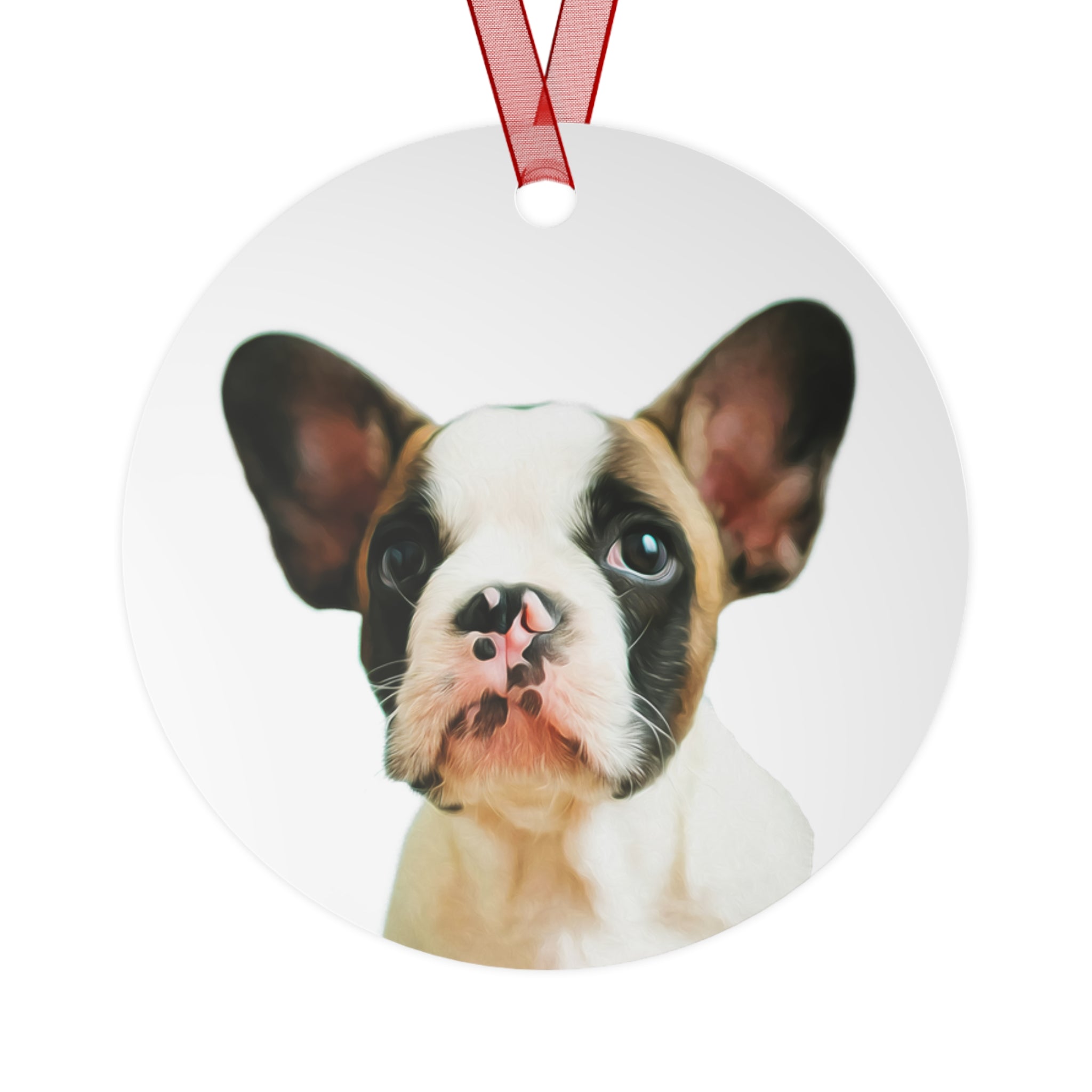 Custom Pet Memorial Ornament with Quote and Date 2