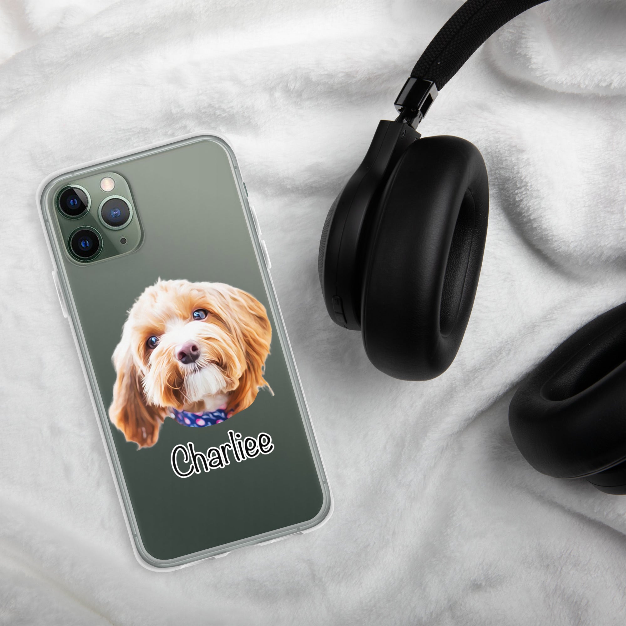 Custom Pet Clear Iphone Case (With Name)