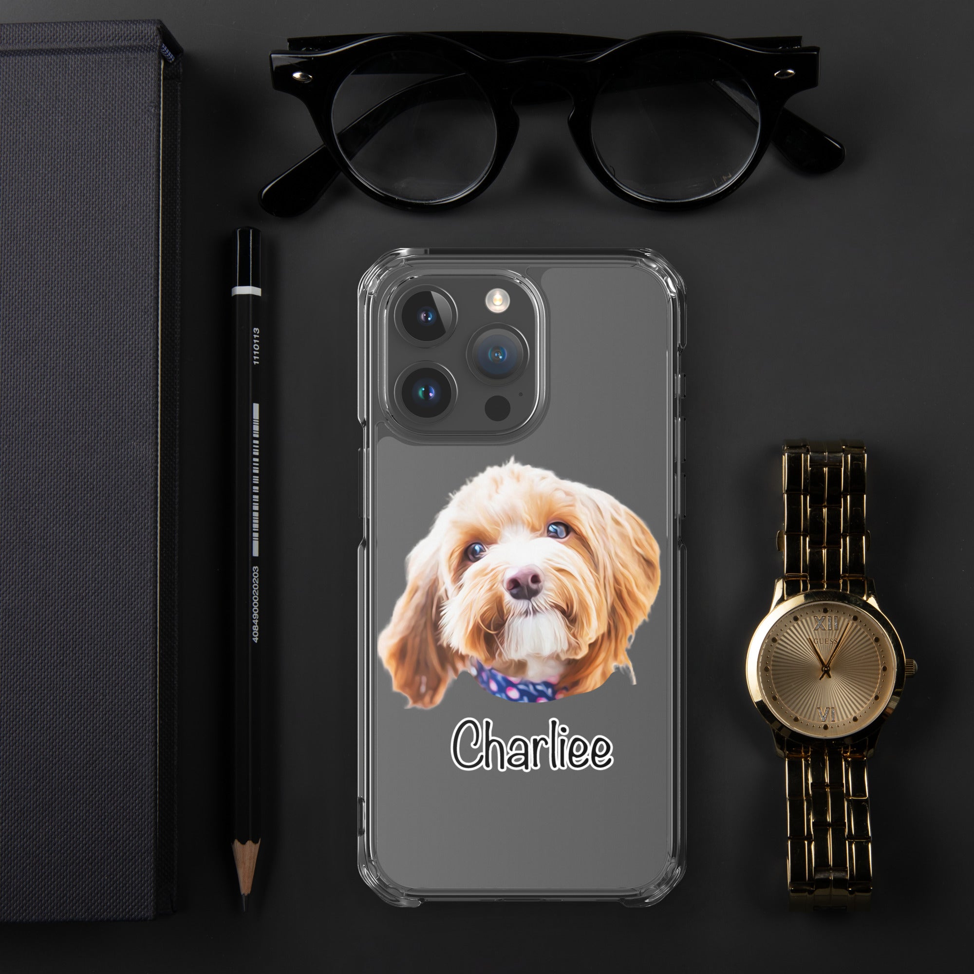 Custom Pet Clear Iphone Case (With Name)